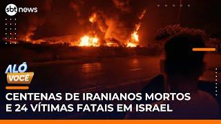 Conflito de Israel com Irã completa uma semana com centenas de iranianos mortos | #AloVoce