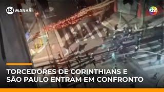 Torcedores de Corinthians e São Paulo entram em confronto após clássico | #SBTManhã