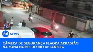 Câmera de segurança flagra arrastão na zona norte do Rio; veja vídeo