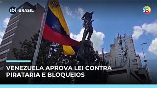 Venezuela aprova lei contra pirataria em meio a apreensões de navios pelos EUA | #SBTBrasil