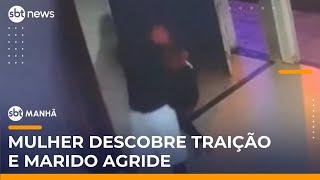 Mulher descobre traição e é agredida pelo marido; filha também foi atacada | #SBTManha