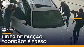 “Gordão”: Polícia prende líder de facção criminosa em SP com carros de luxo | #SBTManhã