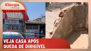 Veja como ficou a casa atingida por dirigível em Osasco | Chega Mais Notícias (26/09/24)