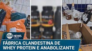 Fábrica clandestina de whey protein e anabolizantes é descoberta | #SBTNews (12/12/24)