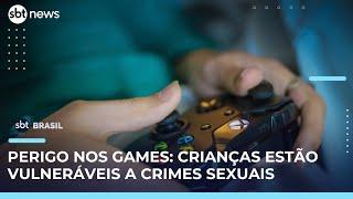 Exploração sexual de menores também ocorre em jogos online, alertam especialistas | #SBTBrasil 