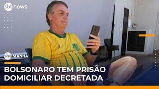 ▶️ SBT Manhã AO VIVO | Moraes decreta prisão domiciliar de Jair Bolsonaro