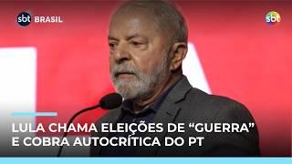 Lula pede reflexão interna do PT e mira disputa eleitoral em 2026 