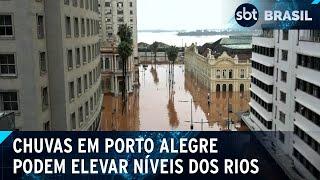 Chuvas em Porto Alegre podem elevar níveis dos rios para acima dos 5 metros