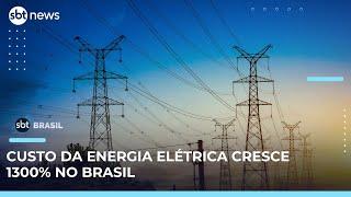 Aumento do custo da energia elétrica no Brasil impacta no dia a dia dos brasileiros | #SBTBrasil