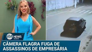 SP: Câmera flagra fuga de suspeitos de matar empresária em loja | #SBTNews Manhã (10/03/25)