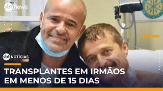 Em menos de 15 dias, irmãos recebem transplante de coração | #SBTNotícias