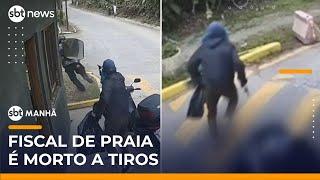 Fiscal de praia é assassinado a tiros por homem disfarçado | #SBTManhã