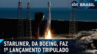 Boeing lança Starliner para a Estação Espacial Internacional (ISS) | SBT Brasil (05/06/24)