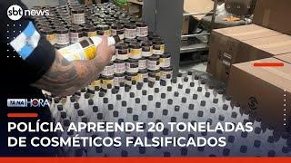 Polícia fecha fábricas clandestinas de produtos de beleza na Baixada Fluminense (RJ) | #TanaHora