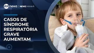 Casos de síndrome respiratória grave aumentam no Brasil | #NewsManhã