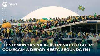 Testemunhas na ação penal do golpe começam a depor nesta segunda (19)