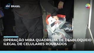 Polícia prende mais de 30 suspeitos em operação contra desbloqueio de celulares roubados