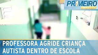 Professora arrasta criança autista pelos corredores de escola em MG | Primeiro Impacto (18/12/24)