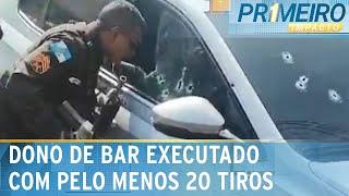 RJ: Sócio de bar é executado com pelo menos 20 tiros na Vila Isabel | Primeiro Impacto (10/06/24)