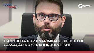 TSE rejeita por unanimidade pedido de cassação do senador Jorge Seif | #RadarNews