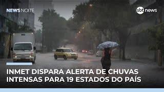 Alerta de temporais prevê risco de alagamentos e deslizamentos | #NewsNoite