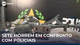 Sete criminosos morrem em operação da Polícia Civil no Rio de Janeiro | #SBTNews (28/04/25)