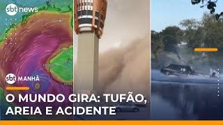 Tufão na Ásia pode deixar 500 mil desabrigados; veja mais notícias do mundo | #SBTManhã