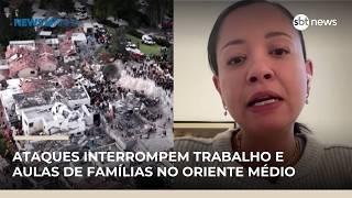 Brasileira relata rotina de medo em meio a ataques em Israel | #NewsManhã