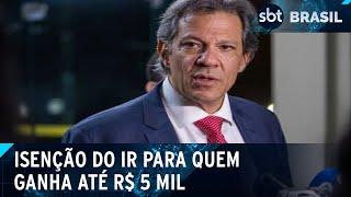 Haddad anuncia isenção do IR para quem ganha até R$ 5 mil | SBT Brasil (27/11/24)