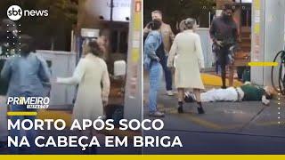 Soco na cabeça mata motorista de aplicativo em posto de combustíveis | #PrimeiroImpacto
