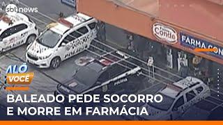 Homem baleado entra em farmácia, pede socorro e morre no ABC Paulista | #AloVoce