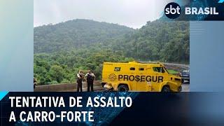 Criminosos tentam assaltar carro-forte em Mariporã | SBT Brasil (28/12/24)