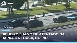 Porsche dirigido por bicheiro é alvo de tiros na Barra da Tijuca (RJ) | #SBTBrasil Porsche dirigido por bicheiro é alvo de tiros na Barra da Tijuca (RJ) | #SBTBrasil 