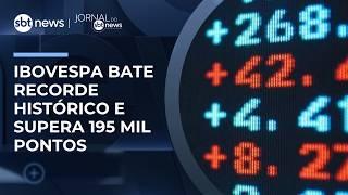 Bolsa brasileira atinge máxima mesmo com tensão no exterior | #JornaldoSBTNews