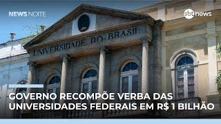 MEC confirma quase R$ 1 bilhão para universidades federais | #NewsNoite