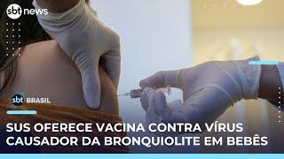SUS passa a oferecer vacina contra o VSR para gestantes e protege recém-nascidos | #SBTBrasil 