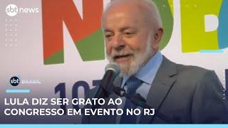 Em meio a embate sobre IOF, Lula diz ser grato ao Congresso Nacional | #SBTBrasil 