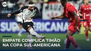 Corinthians sai na frente, cede o empate e se complica na Sul-Americana | #SBTNews Manhã (07/05/25)
