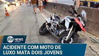 Jovens morrem em acidente com moto de luxo em rodovia de SP | #SBTNews Manhã (25/12/24)