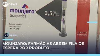 Clientes fazem filas em drogarias para comprar Monjuaro | SBT Brasil (14/05/25)