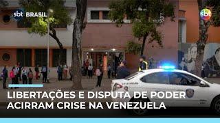 Venezuela: escolas reabrem, presos políticos são soltos e diálogo com Trump avança | #SBTBrasil