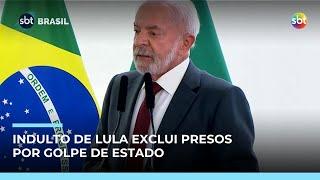 Lula publica decreto do indulto de Natal; presos do 8/1 ficam de fora | #SBTBrasil