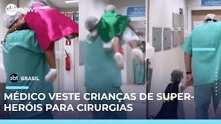 Médico brasileiro ganha prêmio por iniciativa humanizada com crianças | SBT Brasil (01/05/25)