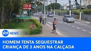 Polícia prende homem que tentou sequestrar criança em SP | #SBTNews (25/11/24)