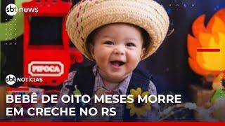 Bebê morre engasgado em creche; família denuncia negligência | #SBTNoticias