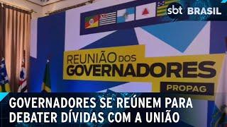 Estados devedores da União se reúnem para discutir derrubada de vetos | SBT Brasil (07/02/25)