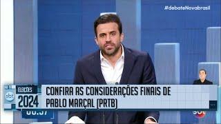 Debate SBT: Confira as considerações finais do candidato Pablo Marçal (PRTB)