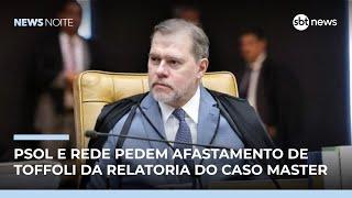 PSOL e Rede acionam PGR para afastar Toffoli do caso Banco Master | #NewsNoite