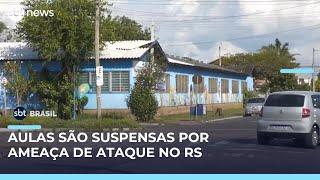 Ameaças de ataque em escolas suspendem aulas em Novo Hamburgo (RS) | #SBTBrasil 