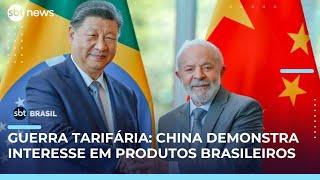 China demonstra interesse em comprar mais produtos do Brasil | #SBTBrasil 